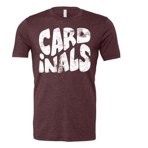 Distressed Cardinals Graphic Tee