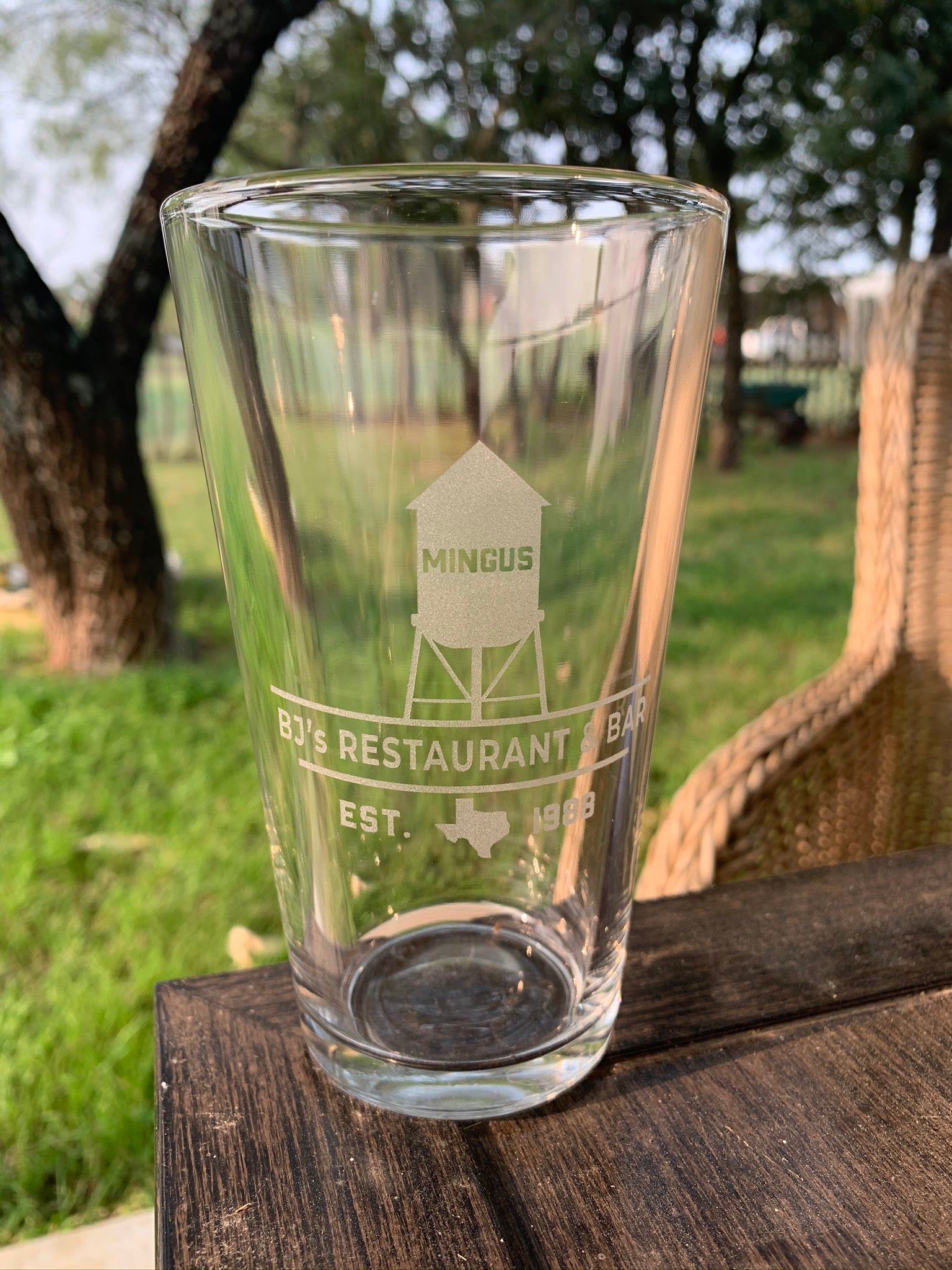 Custom Etched Pint Glasses