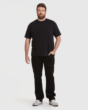 True Classic - Short Sleeve T-Shirt | Crew Neck | Black: XL