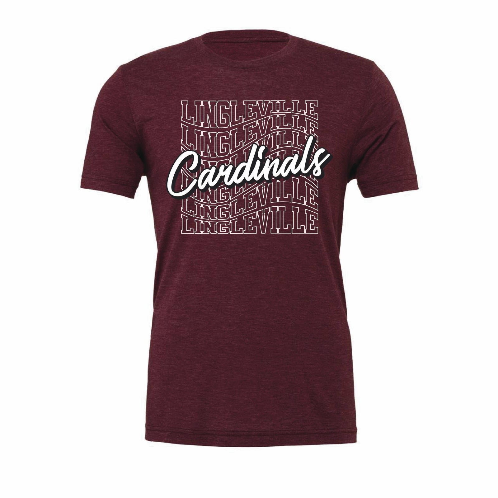 Wavy Cardinals Tee