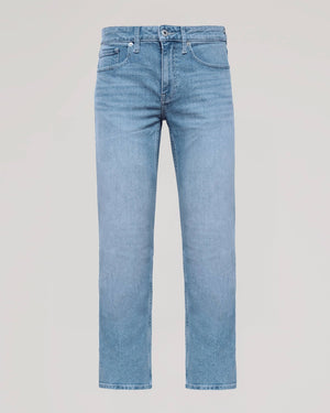 True Classic - Light Indigo Wash Straight Authentic Denim Jeans: 34L / 34