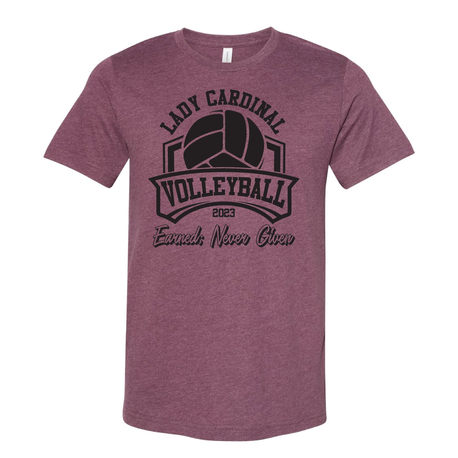 2023 Custom Lingleville Lady Cardinals Volleyball Tee Fundraiser