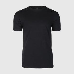 True Classic - Short Sleeve T-Shirt | Crew Neck | Black: XL