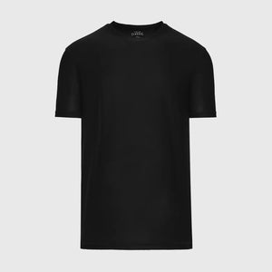 True Classic - Short Sleeve T-Shirt | Active | Crew Neck | Black: XL