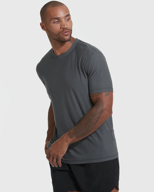 True Classic - Short Sleeve T-Shirt | Active | Crew Neck | Carbon: XL