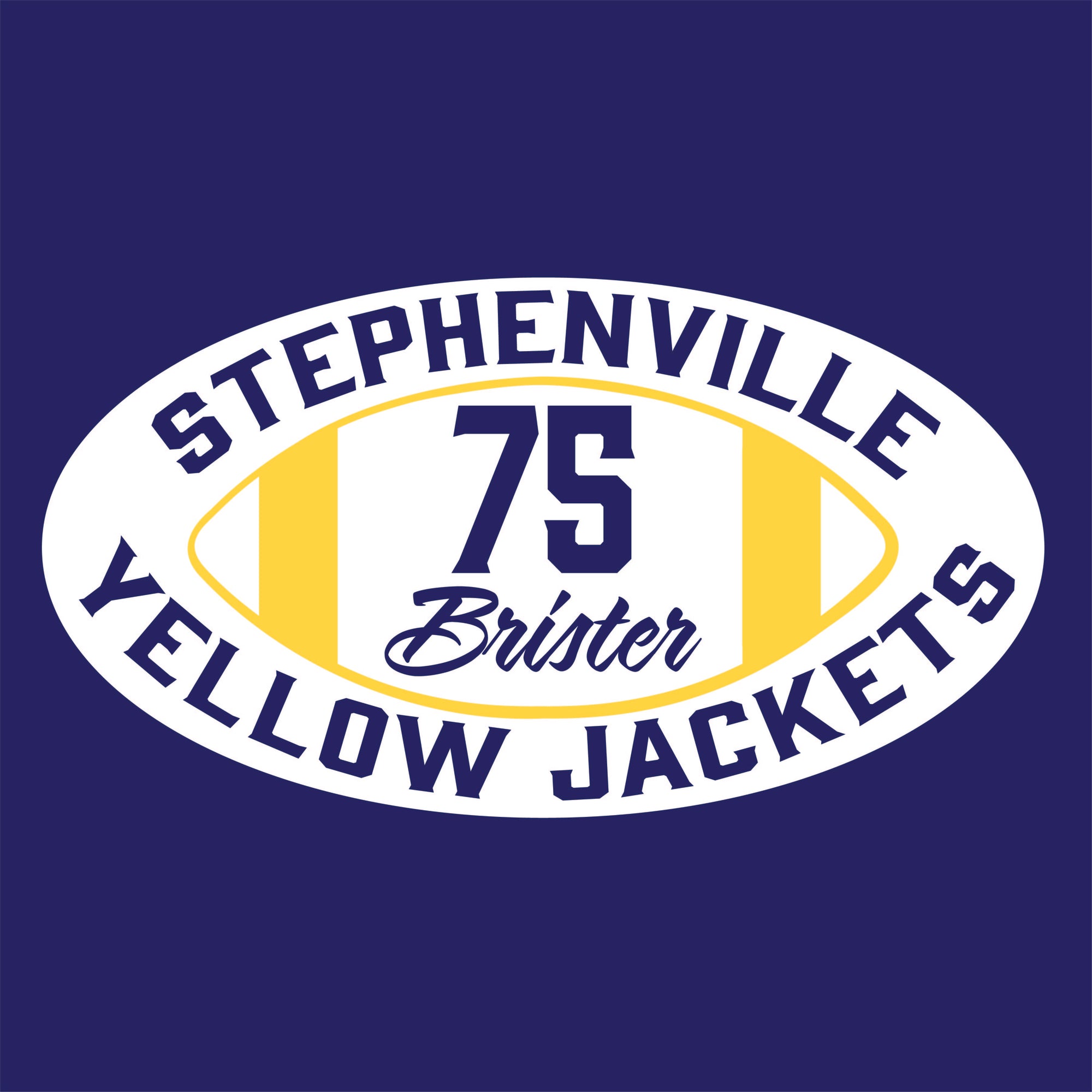 Stephenville Yellow Jackets Football Decal